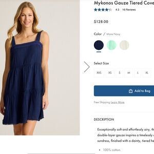 Tommy Bahama tiered dress